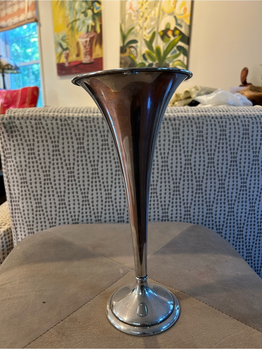 Birks sterling silver Trumpet Vase, 322g. Antique Canadian sterling. 🤩🔥
